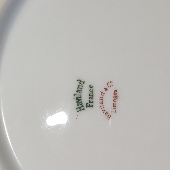 6 Haviland & Co Limoges France Anjou Collection China Salad Plates Dishes 7.5" - Picture 3 of 5